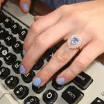 Nicole Franzel’s Pear Shaped Aquamarine Ring