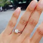 Reina Scully’s Round Cut Diamond Ring