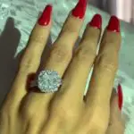 Erica Mena’s Cushion Cut Diamond Ring