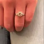 Taylor Lauren Sanders’ Cushion Cut Diamond Ring