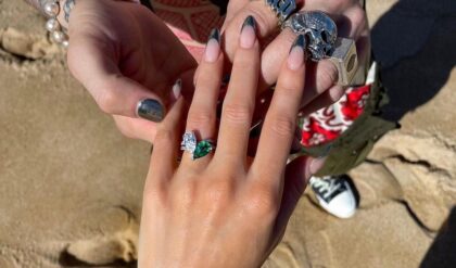 The engagement ring Megan Fox received from Machine Gun Kelly