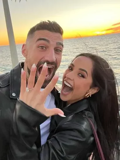 Becky G's engagement ring