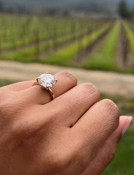 Teddi Wright's engagement ring