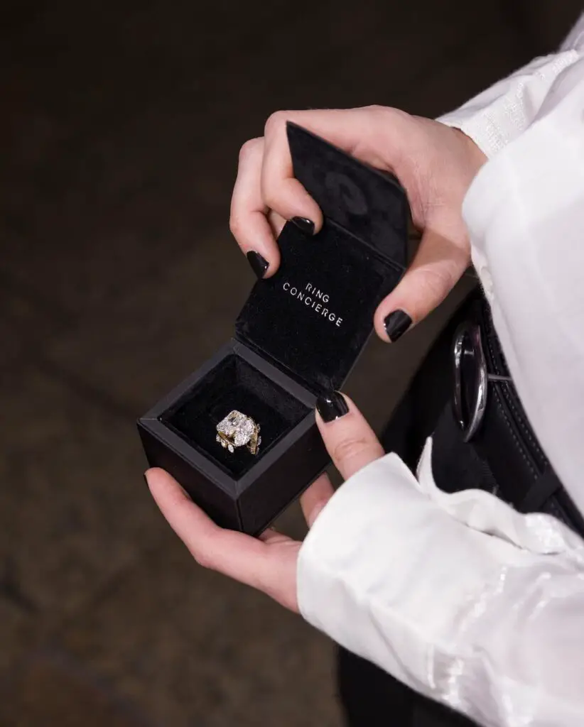 Francesca Farago's engagement ring