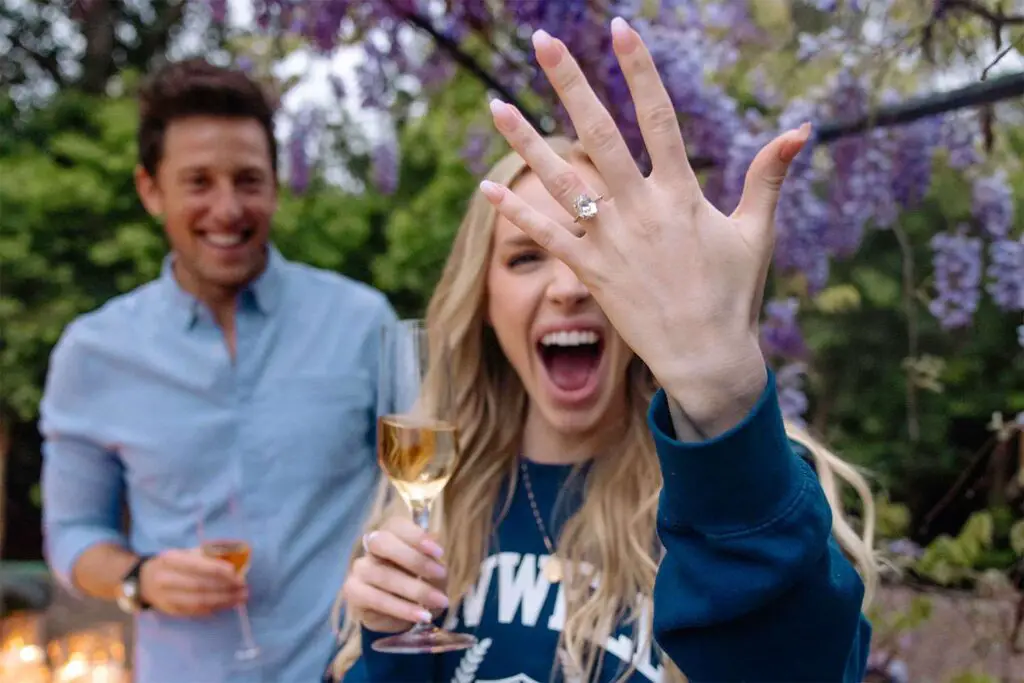 Alex Cooper's engagement ring