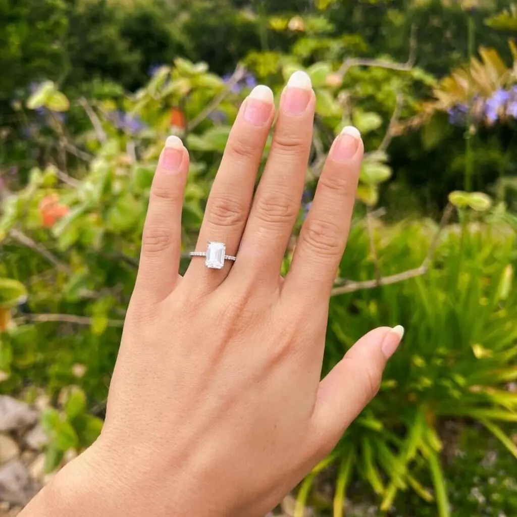 Tia Blanco's engagement ring