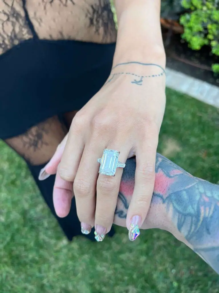Noella Bergener engagement ring