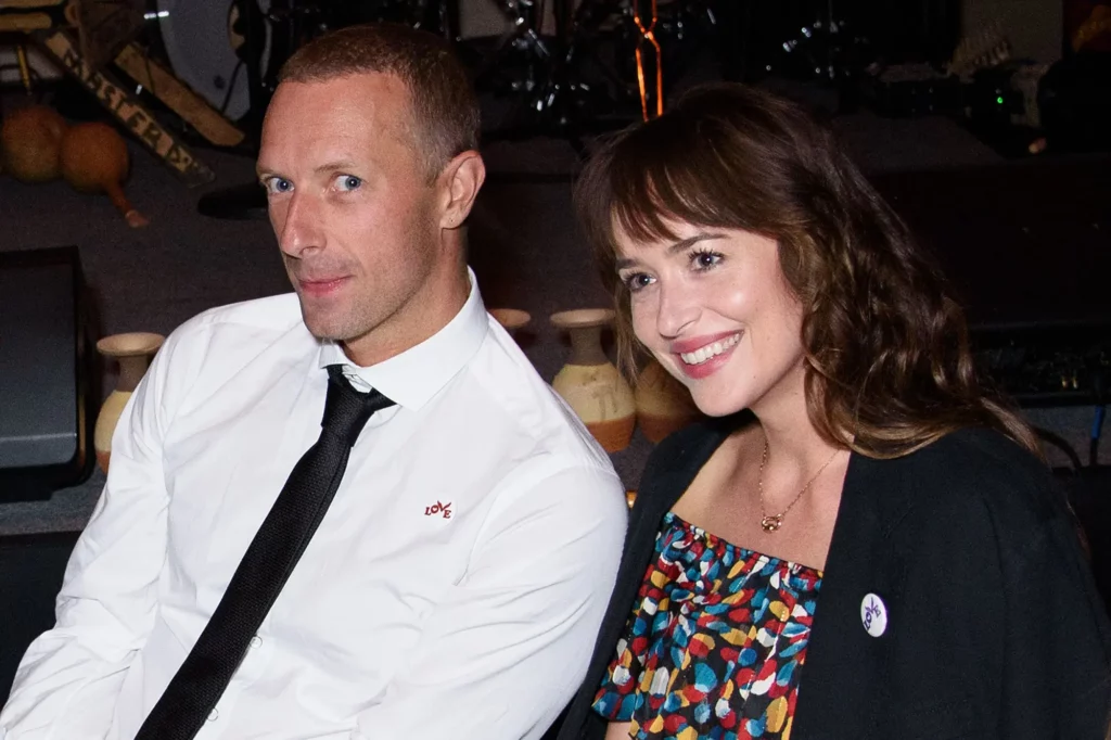 Dakota Johnson and Chris Martin