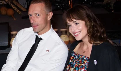 Dakota Johnson and Chris Martin