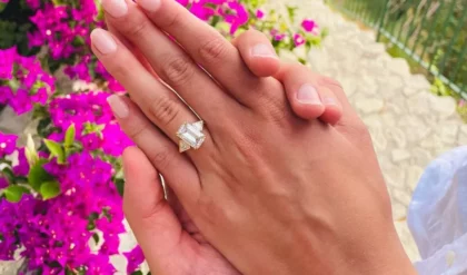 Taylor hill's engagement ring