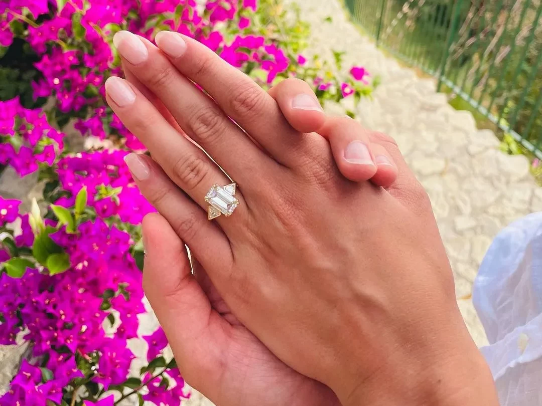 Taylor hill's engagement ring