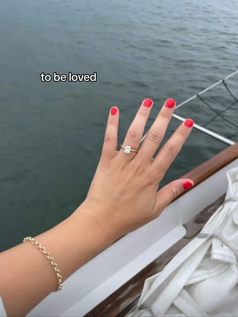 kelsey kotpur engagement ring