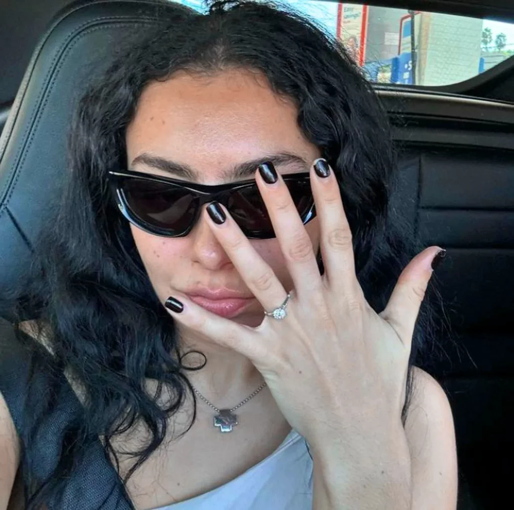Charli XCX engagement ring