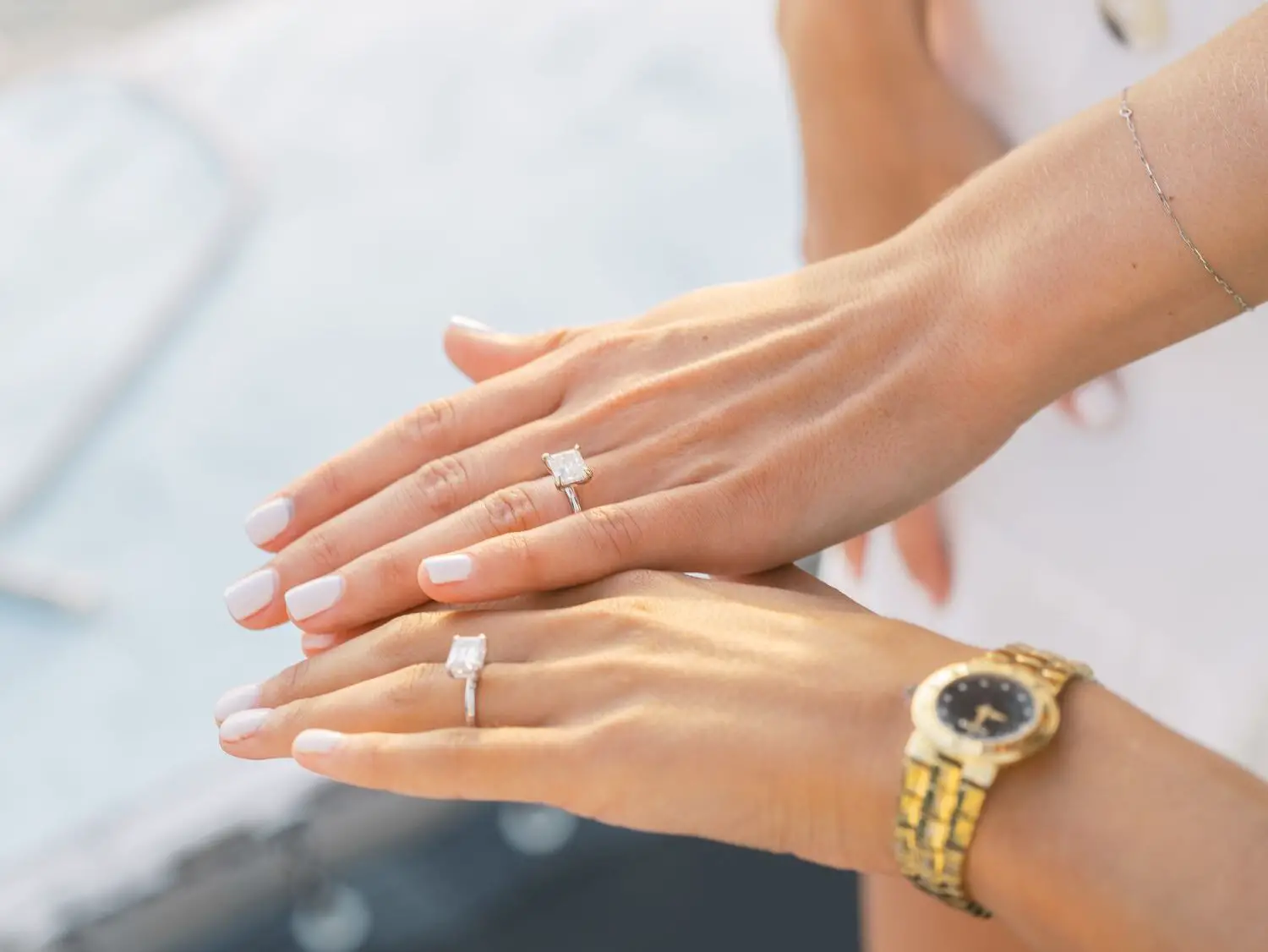 lunden and Olivia engagement rings