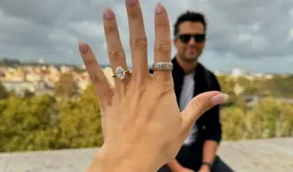 Stephen Collette engagement ring for Alex weaver